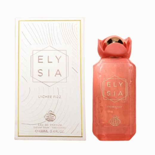 ادو پرفیوم زنانه فراگرنس ورد مدل الیسیا لیچه فیز Elysia Lychee Fizz حجم 100 میلی‌لیتر
