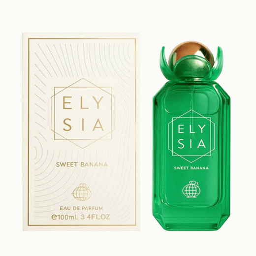 ادو پرفیوم زنانه فراگرنس ورد مدل الیسیا سوییت بنانا Elysia Sweet Banana حجم 100 میلی‌لیتر