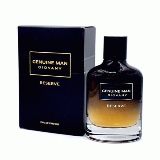 ادو پرفیوم مردانه فراگرنس ورد مدل جنیون من جیوانی ریزرو Genuine Man Giovany Reserve حجم 100 میلی‌لیتر
