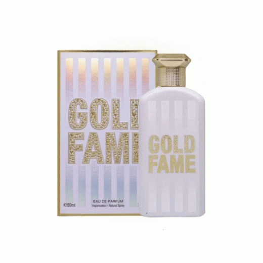 ادو پرفیوم زنانه فراگرنس ورد مدل گلد فمه Gold Fame حجم 80 میلی‌لیتر