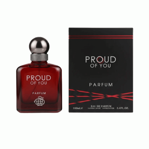 ادو پرفیوم مردانه فراگرنس ورد مدل پرود آف یو پارفوم Proud Of You Parfum حجم 100 میلی‌لیتر