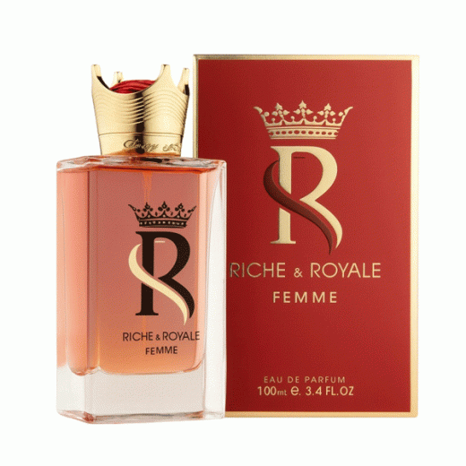 ادو پرفیوم مردانه فراگرنس ورد مدل ریچ & رویال فمه Riche & Royale Femme حجم 100 میلی‌لیتر