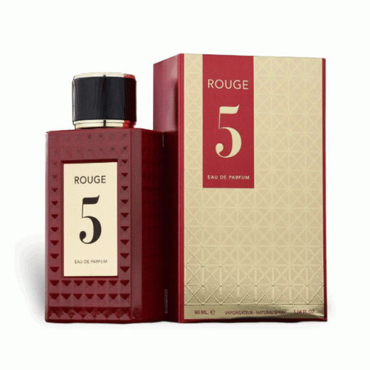 ادو پرفیوم یونیسکس فراگرنس ورد مدل رژ 5 Rouge 5 حجم 90 میلی‌لیتر