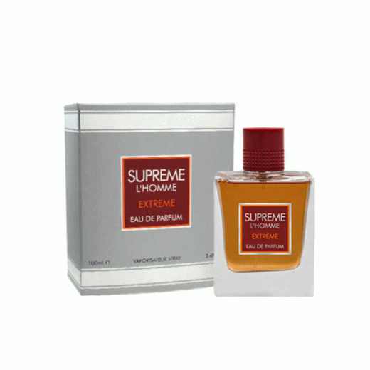 ادو پرفیوم یونیسکس فراگرنس ورد مدل سوپریم ل هوم اکستریم Supreme L'Homme Extreme حجم 100 میلی‌لیتر
