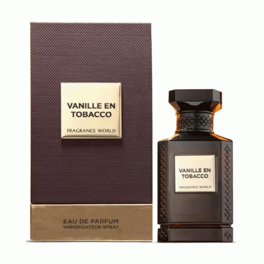 ادو پرفیوم یونیسکس فراگرنس ورد مدل وانیل توباکو Vanille en Tobacco حجم 80 میلی‌لیتر