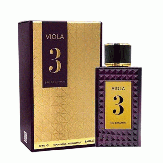 ادو پرفیوم یونیسکس فراگرنس ورد مدل ویولا 3 Viola 3 حجم 90 میلی‌لیتر