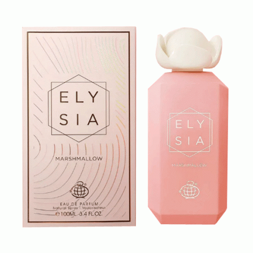 ادو پرفیوم زنانه فراگرنس ورد مدل الیسیا مارشمالو Elysia Marshmallow حجم 100 میلی‌لیتر