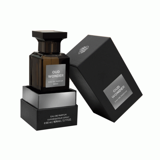 ادو پرفیوم مردانه فراگرنس ورد مدل عود واندر Oud Wonder حجم 80 میلی‌لیتر