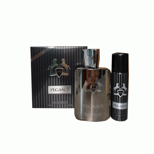 ادو پرفیوم مردانه فراگرنس ورد مدل پگاسوز Pegasus حجم 100 میلیلیتر + اسپری رایگان