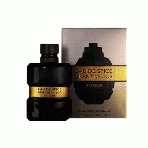 ادو پرفیوم مردانه فراگرنس ورد مدل اسپایس مارک & ویکتور اکستریم Eau De Spice Extreme حجم 100 میلی‌لیتر